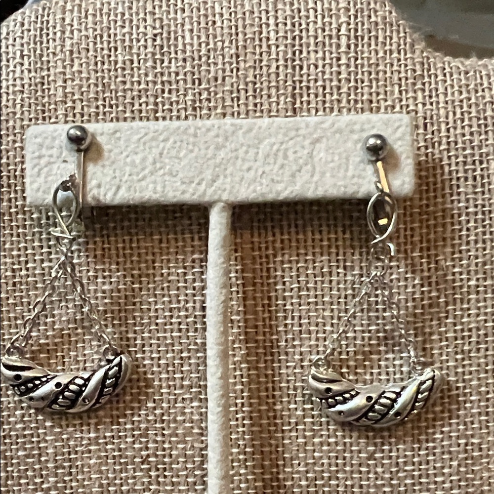 Elegant Silver Dangle Earrings